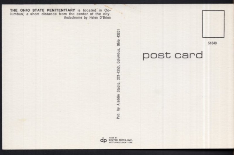 Ohio State Penitentiary is located in COLUMBUS - Wish you were here - Chrome