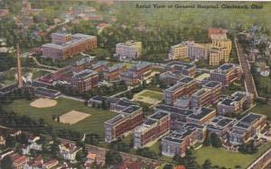 Ohio Cincinnati Aerial View Of General Hospital