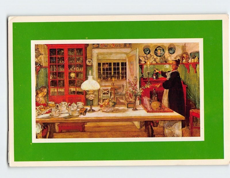 Postcard Till En Liten Vira by Carl Larsson, Nationalmuseum, Stockholm, Sweden