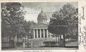 Vermont Montpelier State House View No 6