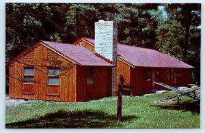 LOST RIVER STATE PARK, Matthias WV ~ RECREATION BUILDING c1950s-60s   Postcard