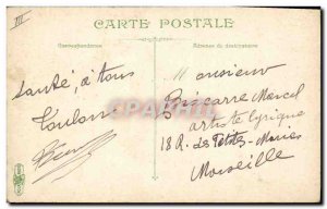 Postcard Old Army Artillery gunners gunners Position