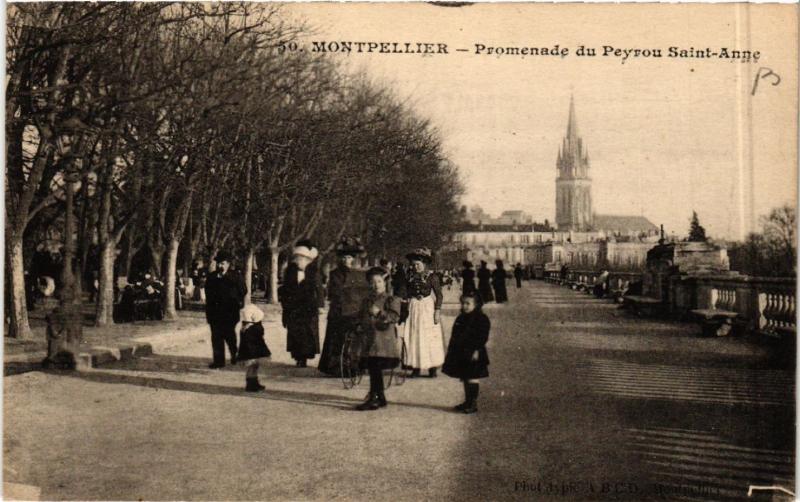 CPA MONTPELLIER - Promenade du Peyrou Sain-Anne (511307)