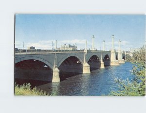 Postcard Memorial Bridge, Springfield, Massachusetts