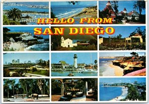 Postcard - Hello From San Diego, California