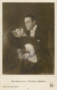 Actors Alla Nazimowa - Rudolph Valentino