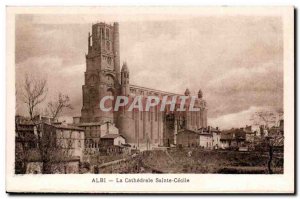 Old Postcard Albi Cathedrale Sainte Cecile