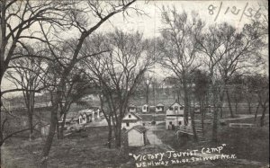 Kansas City Kansas KS Victry AAA Camp Cottages Vintage Postcard