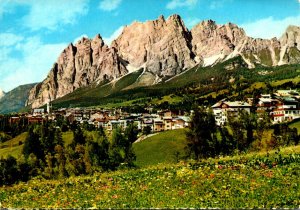 Italy Cortina Dolomites Pomagagnon Panoramic View