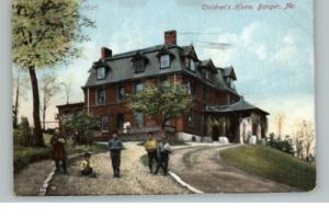 Bangor ME Children's Home c1910 Postcard