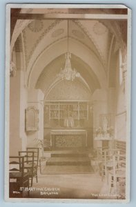 Brighton and Hove Sussex England Postcard St. Martins Church c1920's RPPC Photo