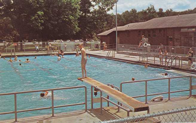 Swimming Pool at Letchworth State Park NY, New York