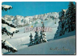 Modern Postcard The Alps in natural colors Villard de Lans Telepherique of Cote