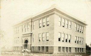 c1910s RPPC Postcard; High School, Butte NE Boyd County, Posted