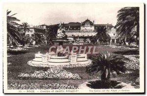 Old Postcard Nice Casino and Albert 1st Gardens