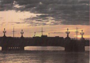 RUSSIA LENINGRAD KIROV BRIDGE OVER THE NEVA