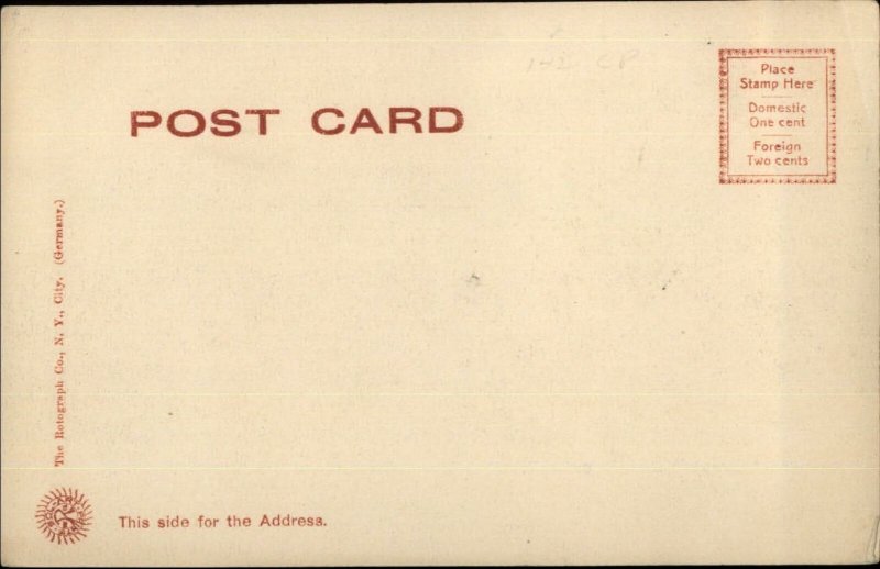 Peekskill NY Railroad Train Station Depot c1905 Postcard