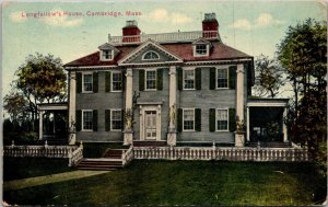 Massachusetts Cambridge Longfellow's House 1910