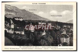 Old Postcard Aix les Bains station Celebre balneuire