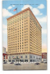 Louisville Kentucky KY Postcard 1945 The Kentucky Hotel