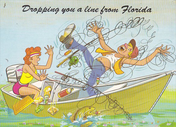 Humor Dropping You A Line From Florida