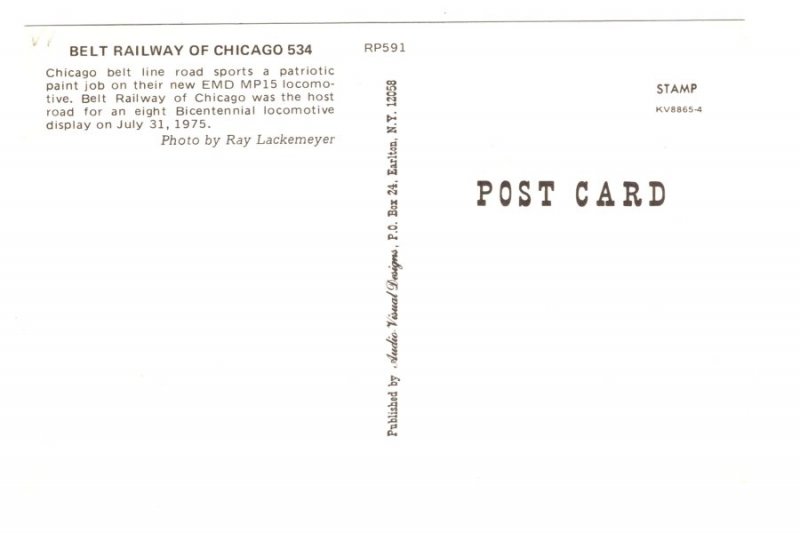 Belt Railway Bicentennial Train, Chicago, Illinois,