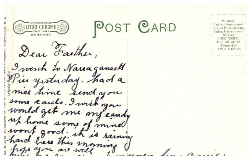 Rhode Island  Narragansett  Pier ,  View of Beach