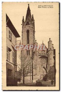 Old Postcard Aix en Provence Church of St John of Malta