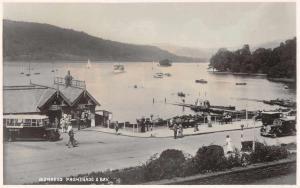 Bowness England Promenade and Bay Real Photo Antique Postcard J68827