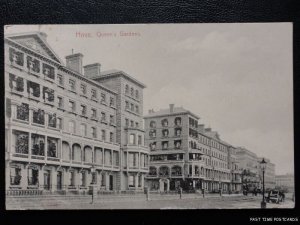 East Sussex HOVE Queens Gardens c1904 by Stengel & Co,