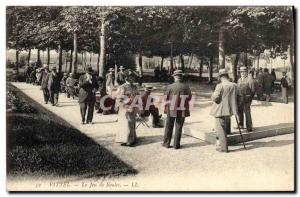 Old Postcard Vittel Petanque The ball game