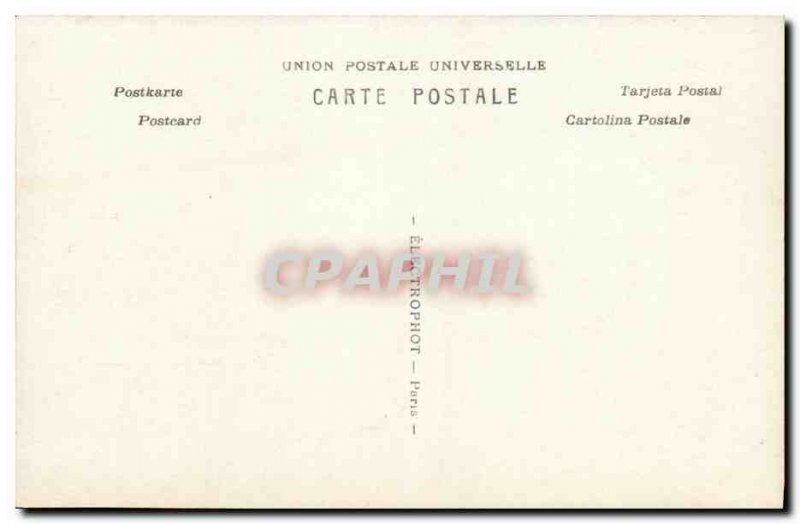 Old Postcard Chateau de Malmaison The Music Room