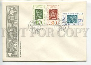 445827 Liechtenstein 1965 year FDC Ferdinand Nigg