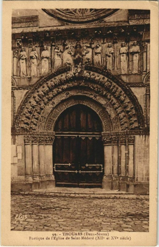 CPA THOUARS Fortique de l'Eglise de Saint-Medard (1141253)