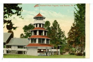 PA - Easton. Bushkill Park, The Pagoda, Peanuts Vendor