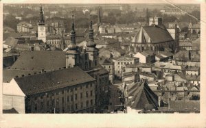 Czech Republic Olomouc Panorama Olomouce Vintage Postcard 07.56