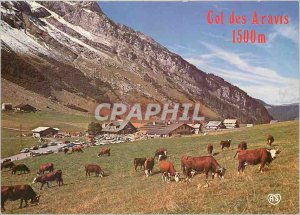Postcard Modern Col des Aravis Haute Savoie Overview