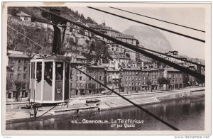 RP, Le Teleferique et les Quais, GRENOBLE (Isere), France, 1920-1940s