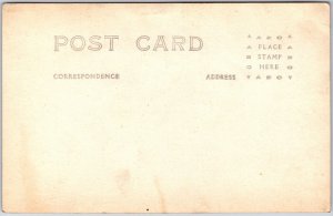 Woman in Long Dark Formal Dress with Cloche Hat Portrait - Vintage Postcard