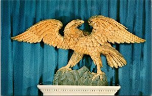 Vermont Bennington Museum Late 18th Century Carved Pine and Gilded Eagle