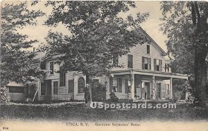 Governor Seymours' Home - Utica, New York