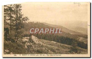 Old Postcard View to Mont Sainte Odile Convent