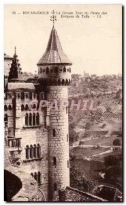 Old Postcard Rocamadour The Great Tower of the Palace of Bishops of Tulle