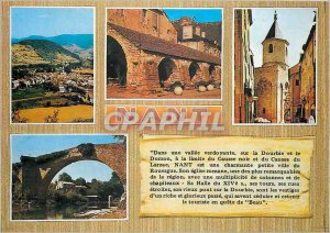 Postcard Modern Nant Aveyron General view The Church of St Peter Halles