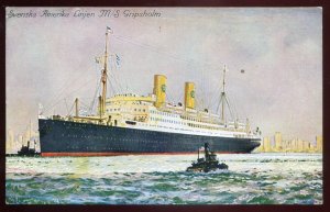 h2285 - Steamer GRIPSHOLM 1940s Swedish American Line