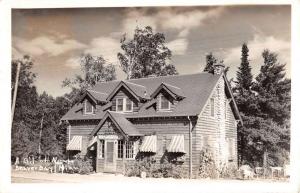 Beaver Bay Minnesota Bit Of Norway House Real Photo Antique Postcard K68577