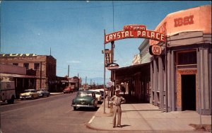 Tombstone Arizona AZ Saloon Street Scene Car Cowboy c1950s-60s Postcard