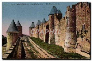Old Postcard Cite De Carcassonne The High Strings