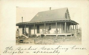 Backus Boarding House Frijoles a Specialty C-1910 Postcard 20-4046