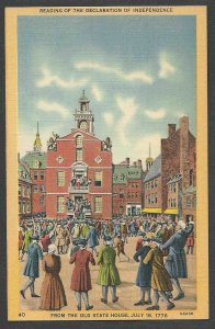 PPC #H43* GOOD POSTCARD OLD STATE HOUSE BOSTON MA MINT